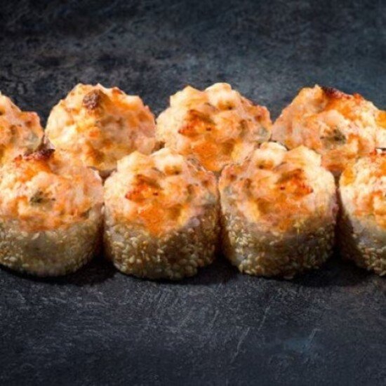 Ролл с курицей терияки