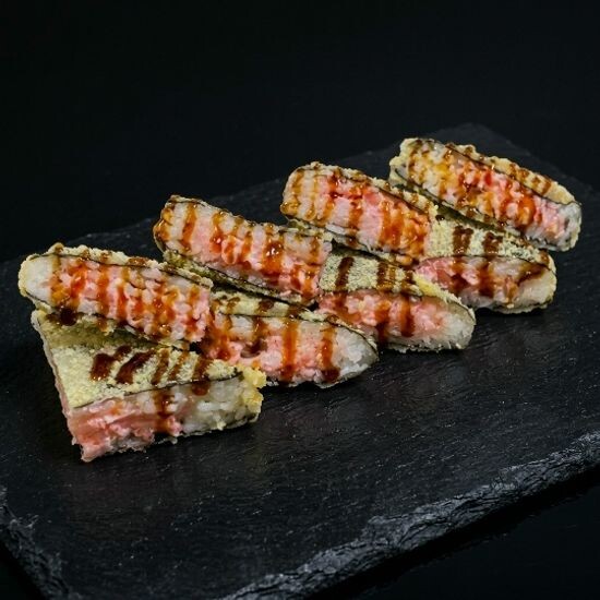 Суши-сэндвич с лососем