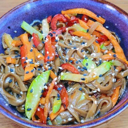 Соба с овощами