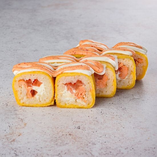 Тортилья с лососем