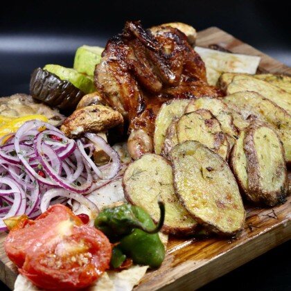 Свиная корейка комбо