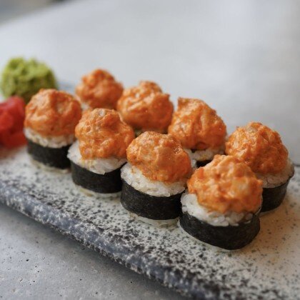 Запеченный с лососем