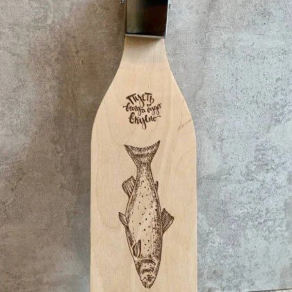 Доска с зажимом Рыба 001