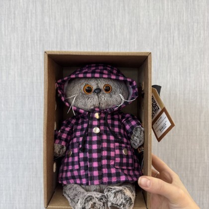 Басик в клетчатом плаще