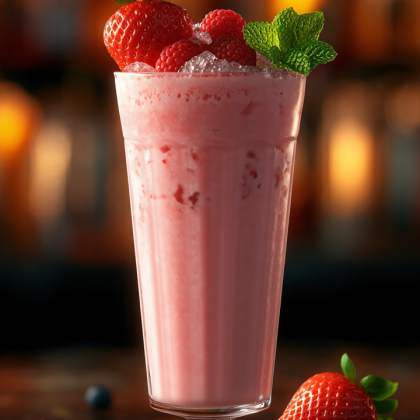 Милкшейк клубника