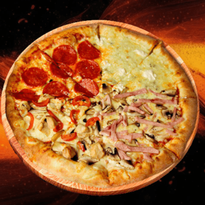 Пицца «Четыре вкуса»