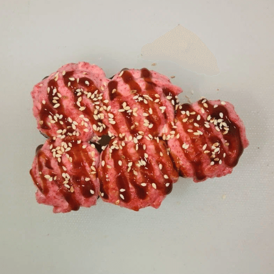 Нежная креветка запеченный ролл