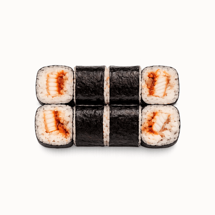 Маки с угрем