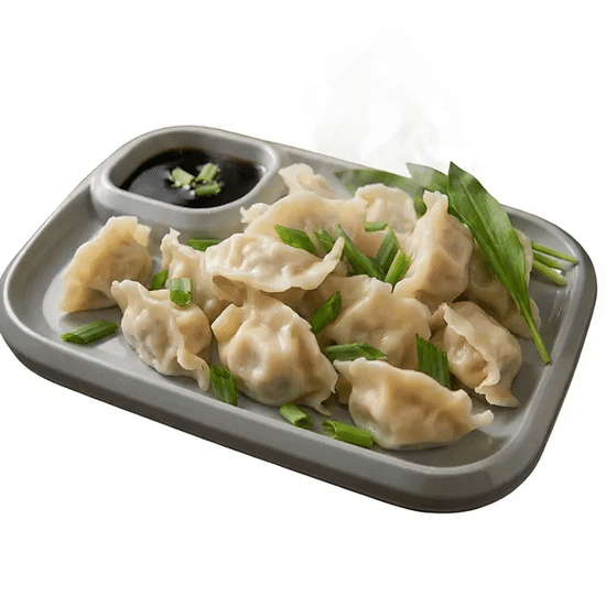 Пельмени отварные со свининой в ассортименте