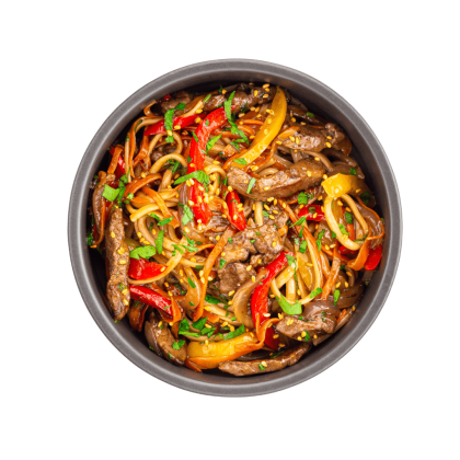 Вок с говядиной