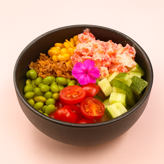 Поке Тартар из креветки-лосося