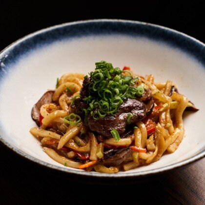 Удон с говяжьей вырезкой