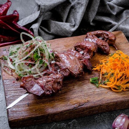 Шашлык из бараньего сердца