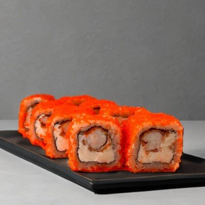 Калифорния с жареной креветкой