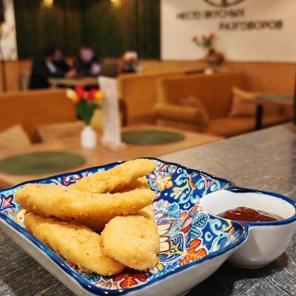 Куриные Палочки с соусом барбекю