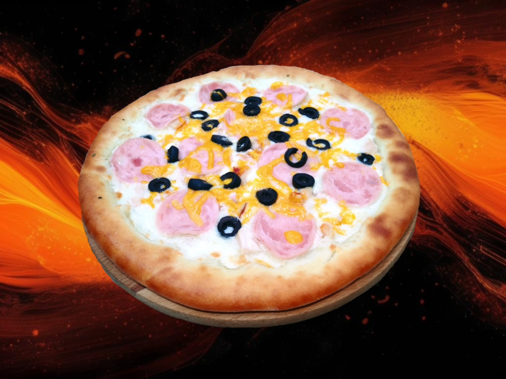 Пицца «Сливочная курочка» 