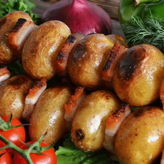 Картошка с салом