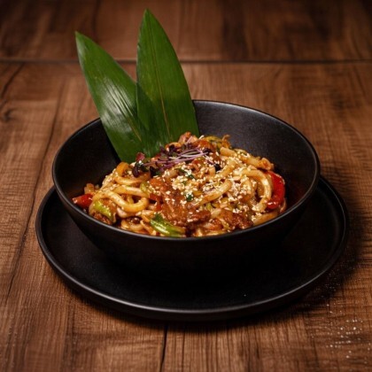 Удон с говядиной