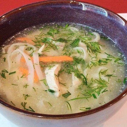 Суп-лапша с курицей