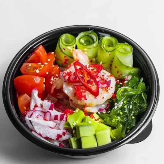 Поке с креветкой