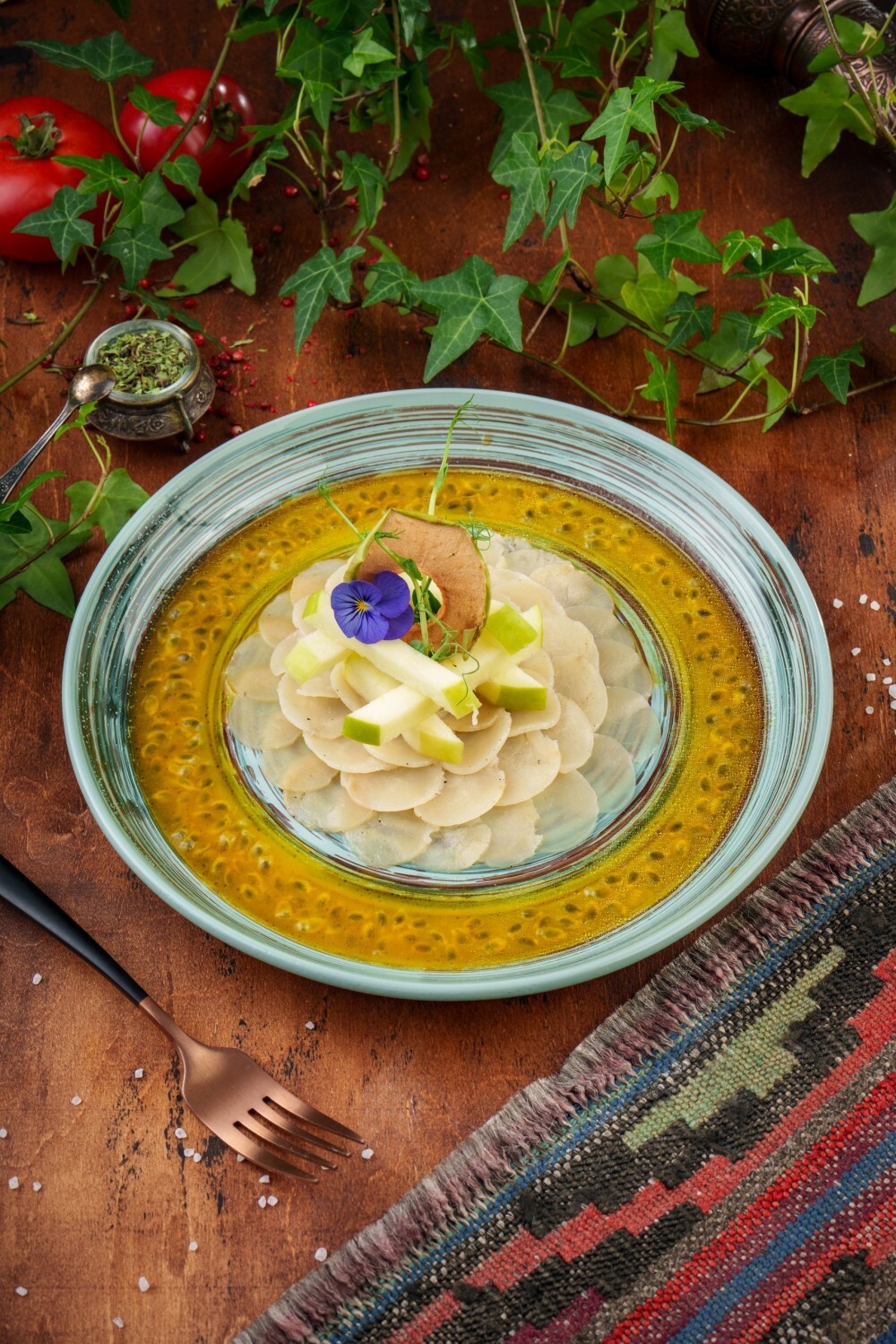 Карпаччо из гребешка