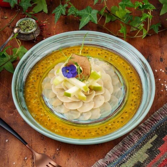 Карпаччо из гребешка