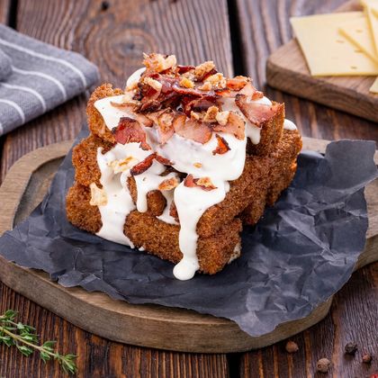 Гренки с пармезаном