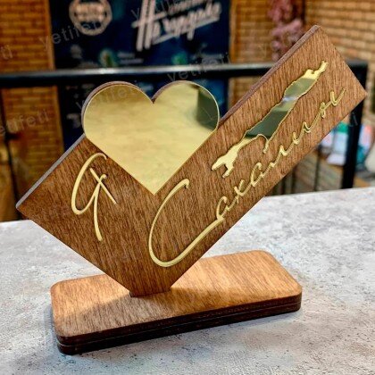 Статуэтка Я люблю Сахалин 002