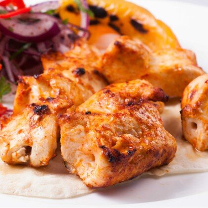 Шашлык из куриного филе