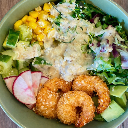 Боул с креветкой