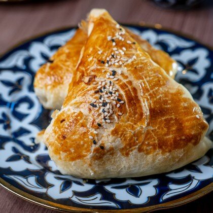 Самса в духовке (баранина)