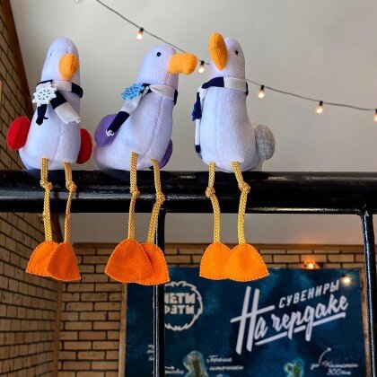 Игрушка Чайка плюшевая