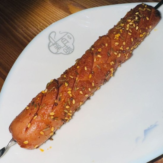 烤双汇王中王肠 / китайские сосиски