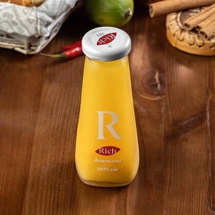 РИЧ апельсин в стеклянной бут