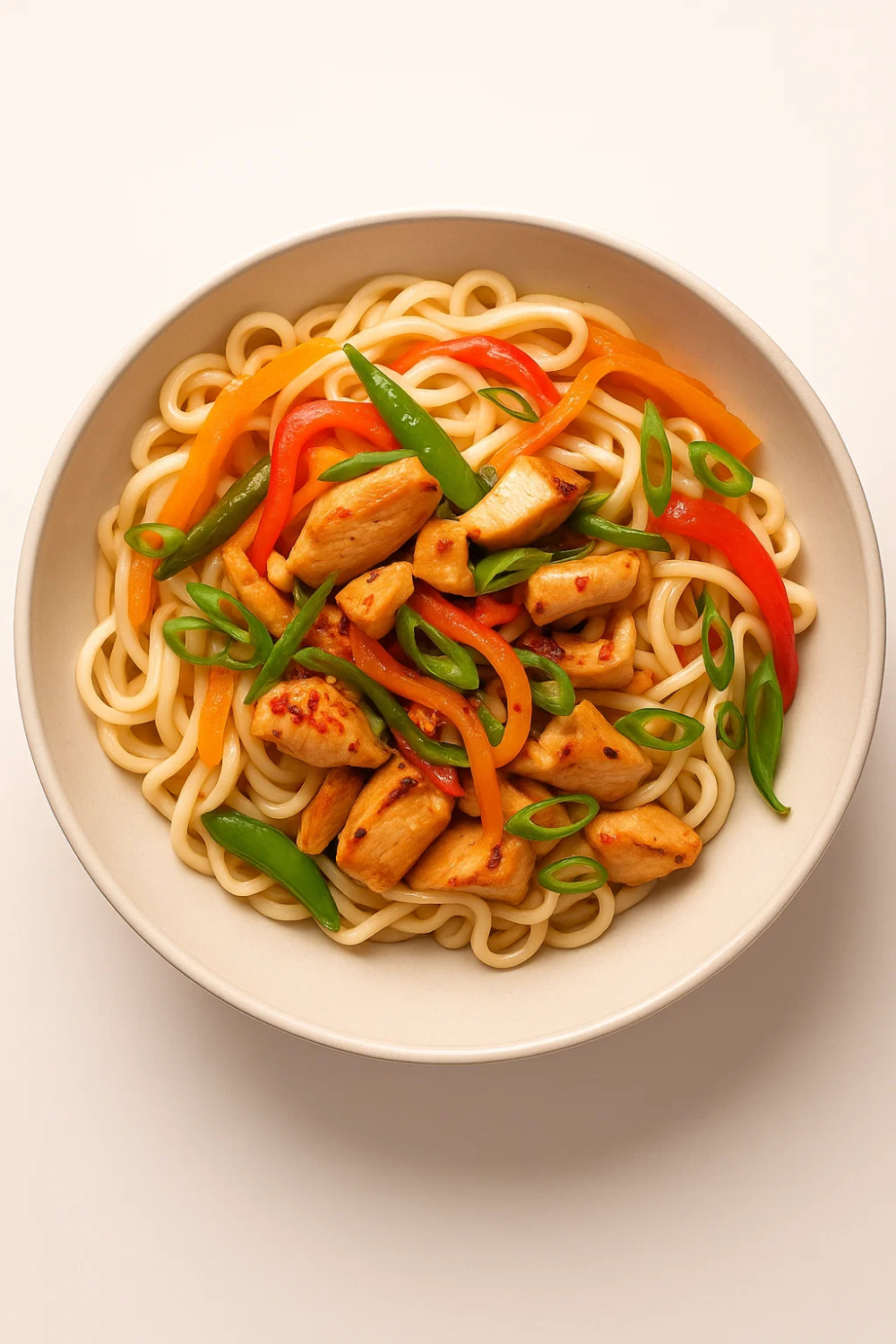 Удон с цыпленком