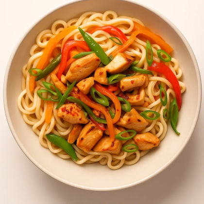 Удон с цыпленком