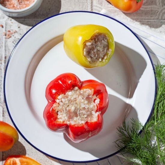 Перец фаршированный мясом свинины п/ф зам.