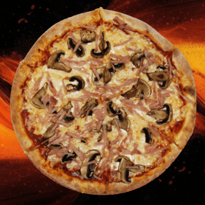 Пицца «Ветчина и грибы»