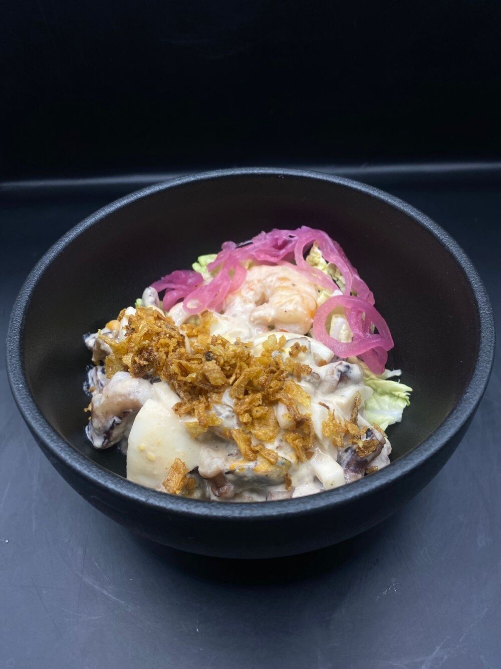 Горячий Морской Салат