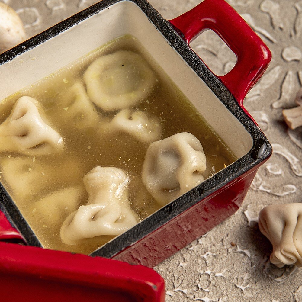 БУЛЬОН С МИНИ-ХИНКАЛИ