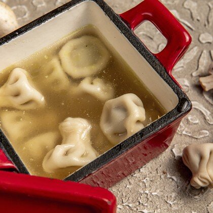 БУЛЬОН С МИНИ-ХИНКАЛИ