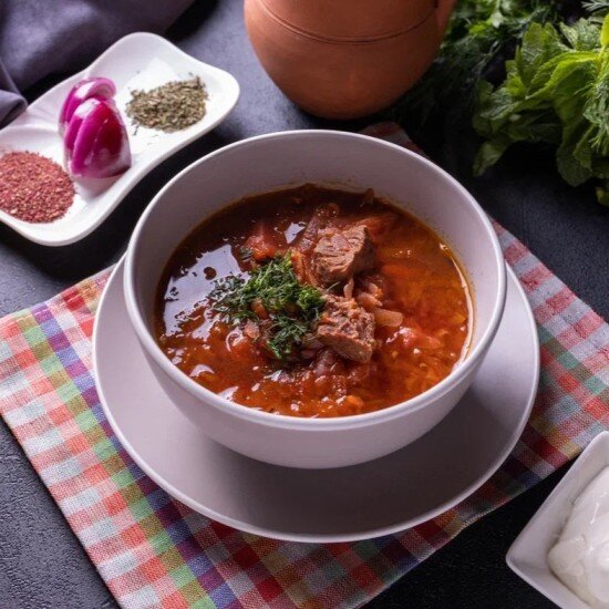 Борщ из говядины