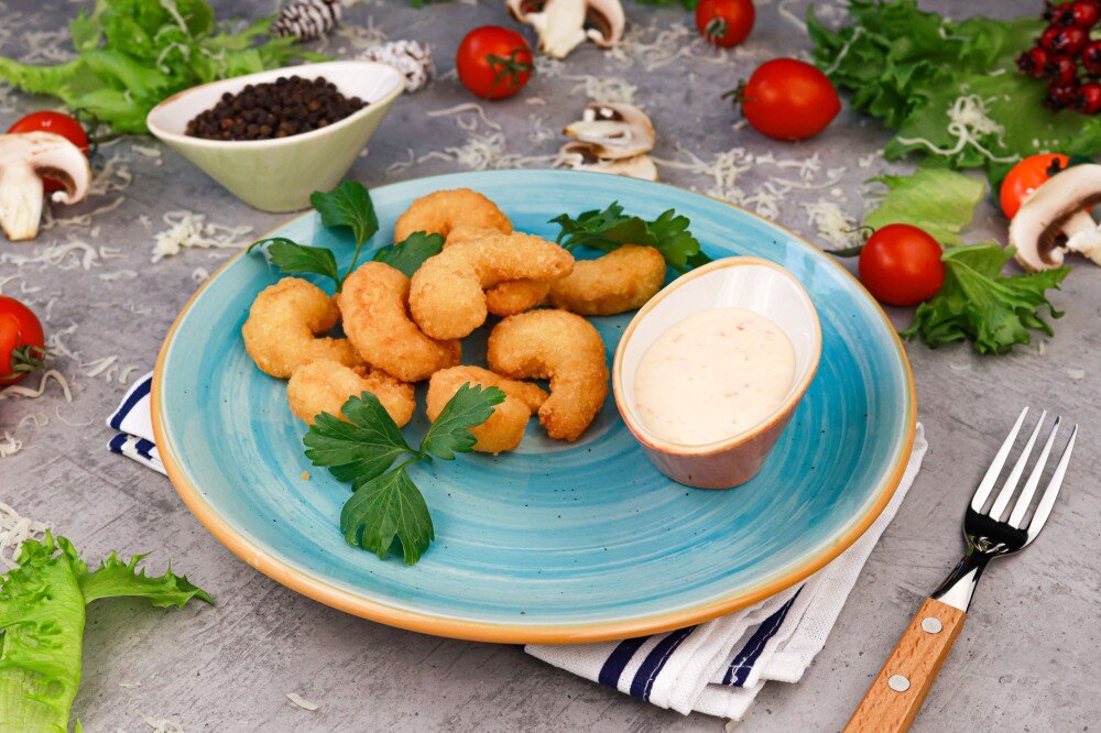 Темпура креветка фри.