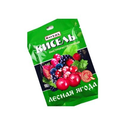 Кисель быстр/раств лесная ягода 100г/80шт