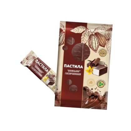 Пастила Глазированная на агаре (400г) Красный Мозырянин