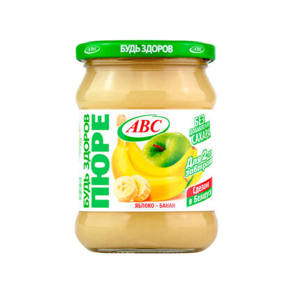 Пюре Ябл-банан 450г АВС
