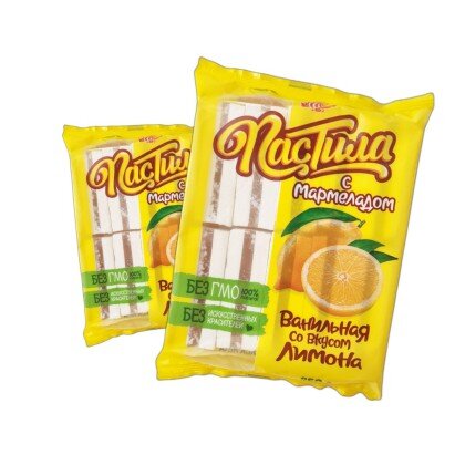 Пастила с Лимонным мармеладом (400г) Красный Мозырянин