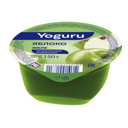 Желе стакан Yoguru Яблоко 150г/Минск/