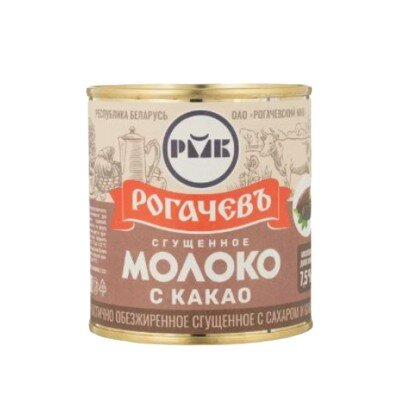 Молоко сгущ.Какао с сах.ж/б 380г Рогачев
