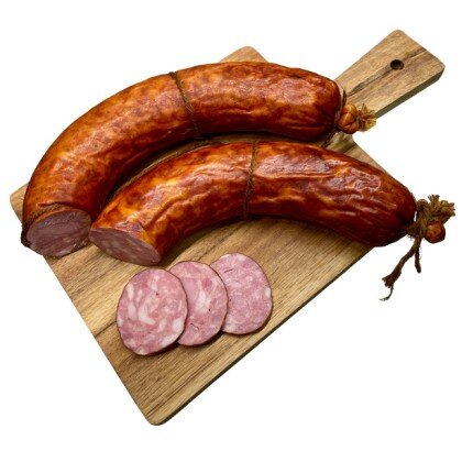 Деревенская с чесноком в/к колбаса (500г) Частник